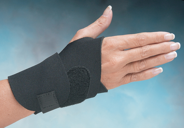 Picture of Stander NC58604-BK Comfortprene Universal Wrist Wrap Short  Black