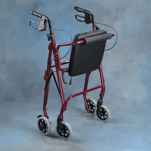 Picture of Stander NC89084 Norco Rolling Walker Burgundy