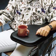 Picture of Stander NC94138 Flip Away Wheelchair Armrest Wide- Left