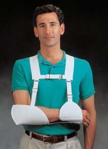 Picture of Stander NC16001-L Harris Hemi Arm Sling White- Left