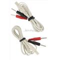 Medi-Stim LWSTP36 36 in. Straight B Plug Lead Wires Fits Care Rehab And Polaris Units Medi-Stim LWSTP36 36 in. Straight B Plug Lead Wires Fits Care Rehab And Polaris Units
