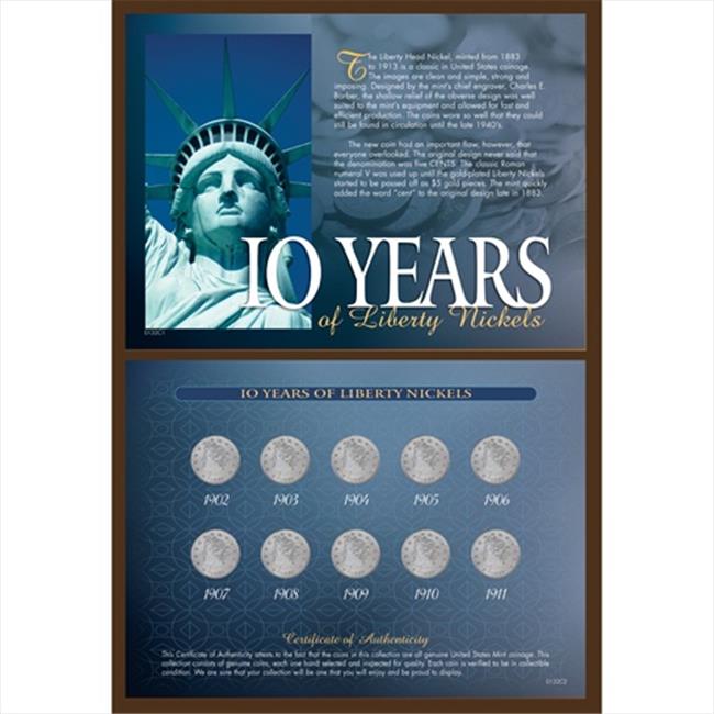 American Coin Treasures 132 10 Years of Liberty Nickels