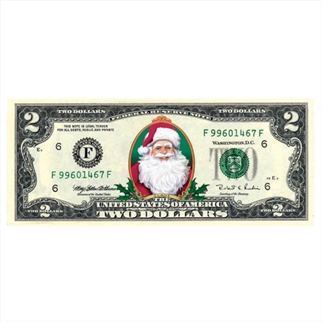 American Coin Treasures 5792 Merry Money Colorized 2 Dollar Bill