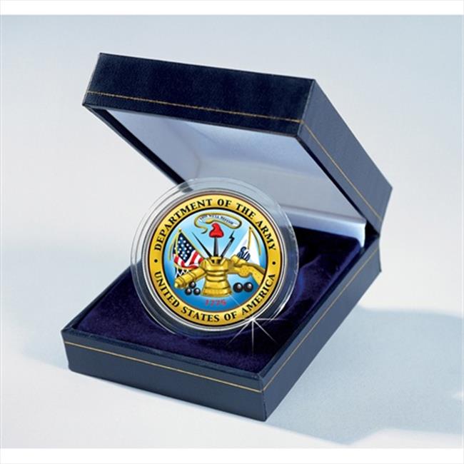 American Coin Treasures 7463 Armed Forces Commemorative Colorized JFK Half Do...