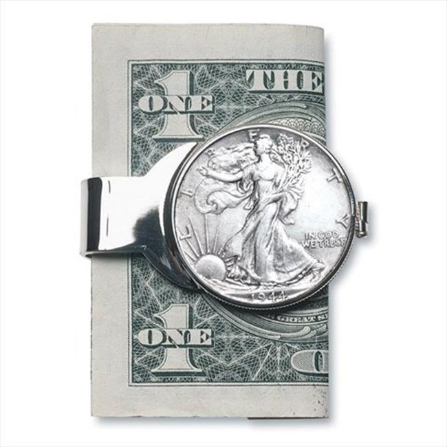 American Coin Treasures 10071 Silver Walking Liberty Half Dollar Money Clip