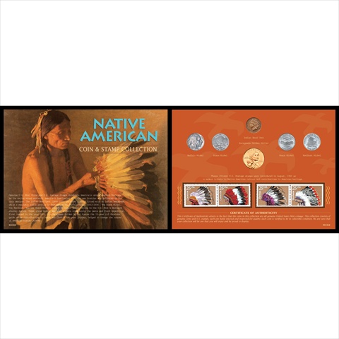 Picture of American Coin Treasures 111 Native American West Coin & Stamp Collection