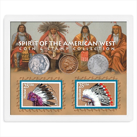 Picture of American Coin Treasures 112 Spirit of the American West Coin & Stamp Collection