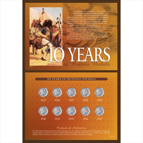 Picture of American Coin Treasures 133 10 Years of Buffalo Nickels