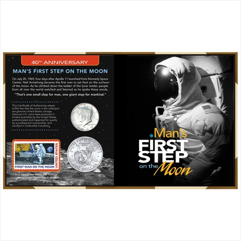 Picture of American Coin Treasures 357 40th Anniversary Man First Step on the Moon
