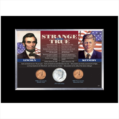Picture of American Coin Treasures 611 Strange But True Framed Collection