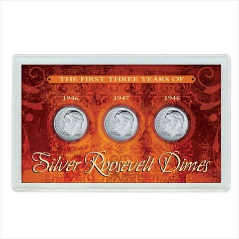 Picture of American Coin Treasures 632 First Three Years of Silver Roosevelt Dimes