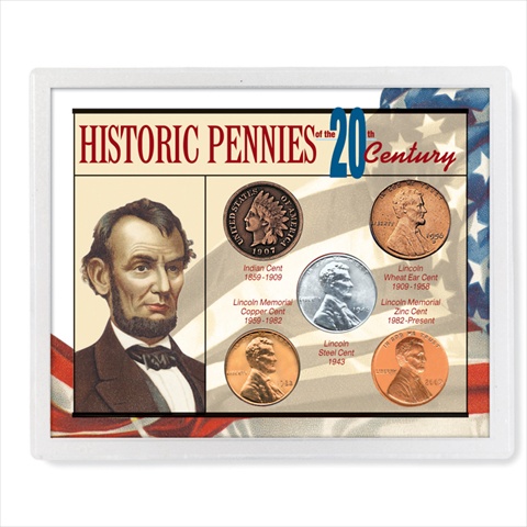 Picture of American Coin Treasures 659 Historic Pennies of the 20th Century