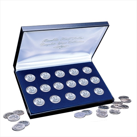 Picture of American Coin Treasures 1385 Complete Franklin Silver Half Dollar Collection 1948-1963