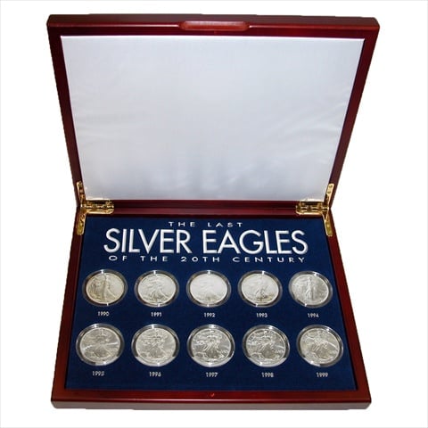 Picture of American Coin Treasures 2415 The Last Silver Eagles of the 20th Century