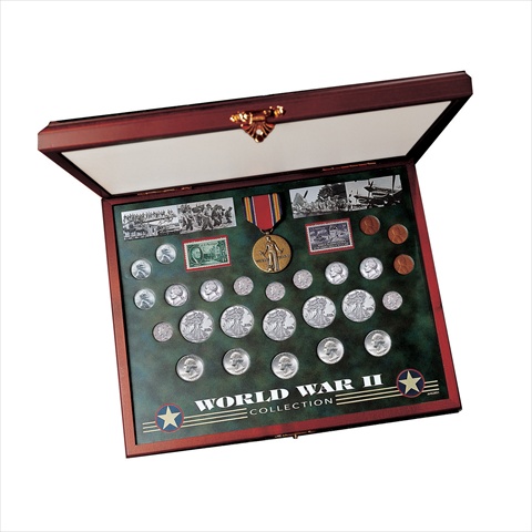Picture of American Coin Treasures 2851 Comprehensive World War II Coin & Stamp Set