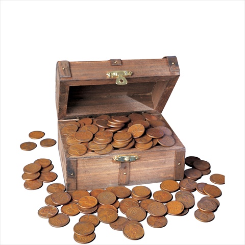 Picture of American Coin Treasures 2894 Treasure Chest of 1 Lb of Lincoln Wheat-Ear Pennies