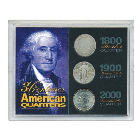 Picture of American Coin Treasures 3597 3 Centuries of American Quarters