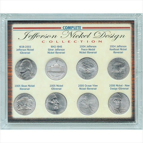 Picture of American Coin Treasures 7048 Complete Jefferson Nickel Design Collection