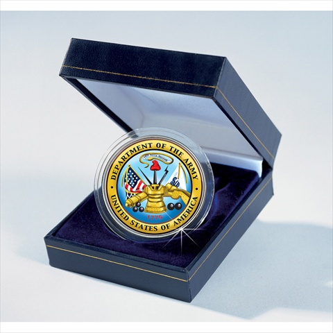 Picture of American Coin Treasures 7463 Armed Forces Commemorative Colorized JFK Half Dollar - Army