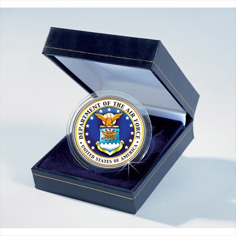 Picture of American Coin Treasures 7464 Armed Forces Commemorative Colorized JFK Half Dollar - Air Force