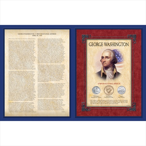 Picture of American Coin Treasures 10238 Famous Speech Series - George Washington First Inaugural Address