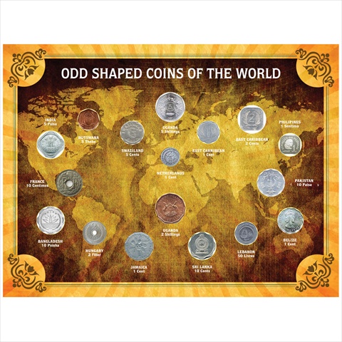 Picture of American Coin Treasures 11279 Odd Shaped Coins of the World