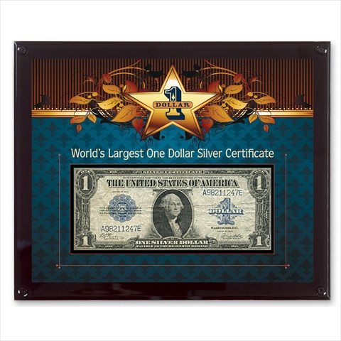 Picture of American Coin Treasures 11293 Worlds Largest Silver Certificate