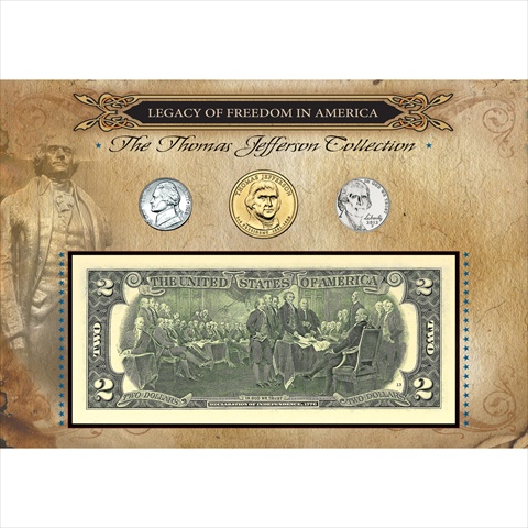 Picture of American Coin Treasures 11384 Legacy of Freedom - Thomas Jefferson Collection