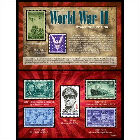 Picture of American Coin Treasures 11596 World War II Stamp Collection