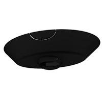 Single Joist Ceiling Adapter With Decorative Cover - Black