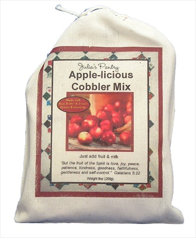 Picture of Julias Pantry JP100 Apple-icious Cobbler Mix Cloth Bag 9oz- Pack of 4
