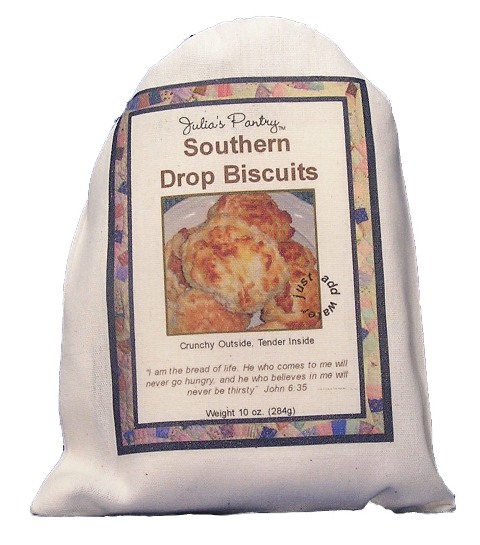 Picture of Julias Pantry JP200 Southern Drop Biscuits Cloth Bag 10oz- Pack of 4
