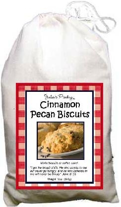 Picture of Julias Pantry JP205 Cinnamon Pecan Biscuits Cloth Bag 14oz- Pack of 3
