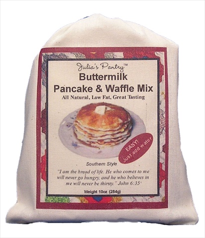 Picture of Julias Pantry JP300 Buttermilk Pancake & Waffle Mix Cloth Bag 10oz&#44; Pack of 4
