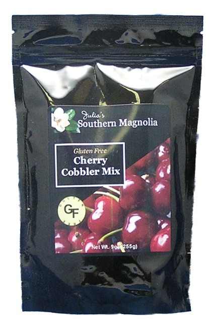Picture of Julias Southern Magnolia SM104 Gluten Free Cherry Cobbler Mix 9oz- Pack of 4