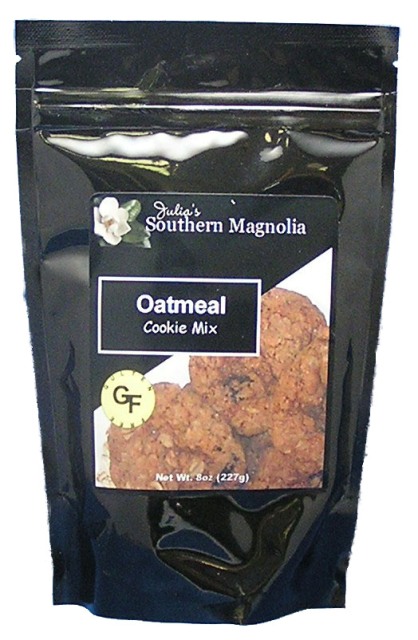 Picture of Julias Southern Magnolia SM334 Gluten Free Oatmeal Cookie Mix - 8oz bag- Pack of 4