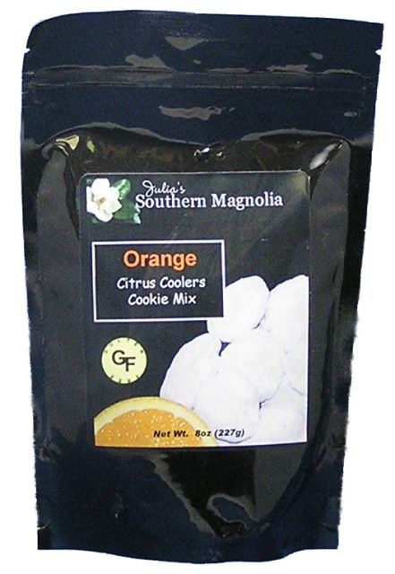 Picture of Julias Southern Magnolia SM340 Gluten Free Orange Citrus Coolers Cookie Mix - 8oz bag- Pack of 4