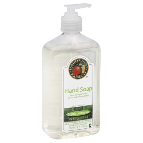 Hand Soap- Organic Lemongrass- 17 Oz- Pack Of 6