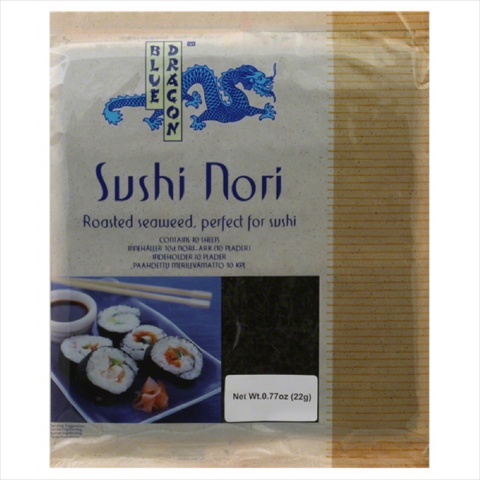 Picture of BLUE DRAGON NORI WRAPPER SUSHI-0.77 OZ -Pack of 10