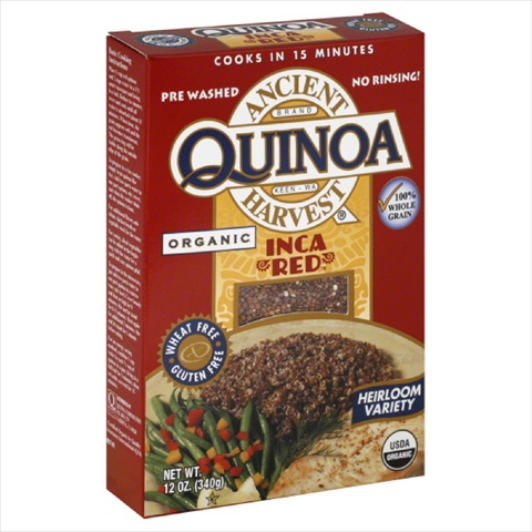 Picture of ANCIENT HARVEST QUINOA INCA RED WFGF ORG-12 OZ -Pack of 12