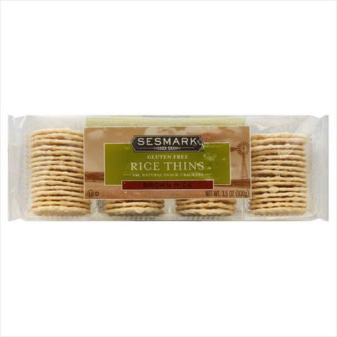 RICE THIN GF BROWN-3.5 OZ -Pack of 12