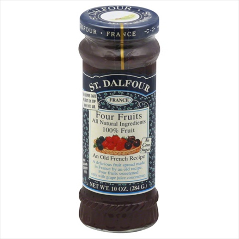 Picture of St Dalfour Fruit Spread- Deluxe- Four Fruits- 10 Oz- Pack Of 6