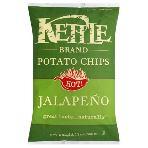 Potato Chips- Jalapeno- Hot!- 13 Oz- Pack Of 10