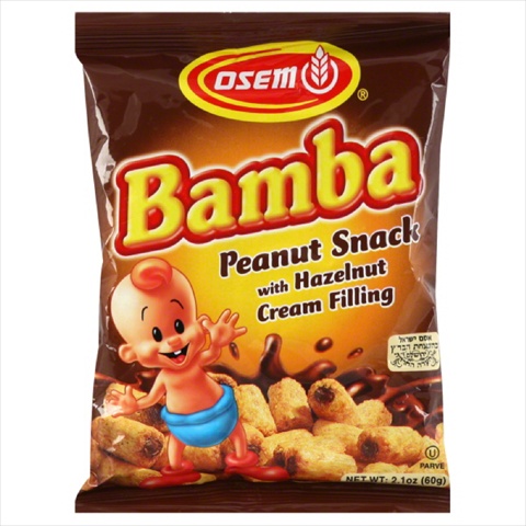 Picture of Osem Bamba Hazelnut Cream Snack- 2.1 Oz- Pack Of 18