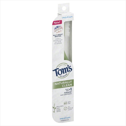 Picture of TOMS OF MAINE TTHBRUSH ADULT MEDM NTRLY-1 EA -Pack of 6