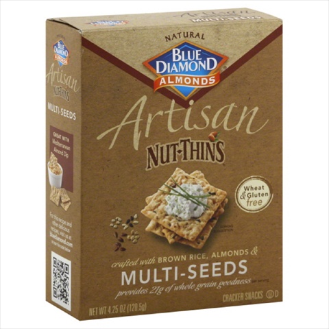 Picture of BLUE DIAMOND CRACKER NUT THIN MLTSEED-4.25 OZ -Pack of 12