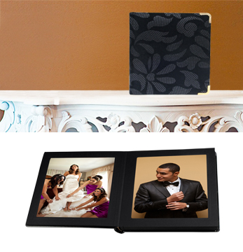 Picture of Leather Album Designs CM60391010630B Matted 10X10 Burgandy Genuine Leather 30 Pg - 60 Side Album