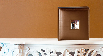 Picture of Leather Album Designs CM58041010125B Matted 10X10 Brown Bonded Leather 20 Pg - 40 Side Album