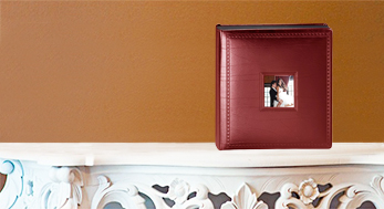 Picture of Leather Album Designs CM58041010615B Matted 10X10 Burgandy Bonded Leather 15 Pg - 30 Side Album