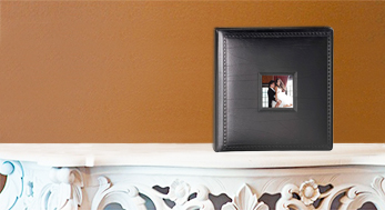 Picture of Leather Album Designs CM58041010320B Matted 10X10 Black Bonded Leather 20 Pg - 40 Side Album